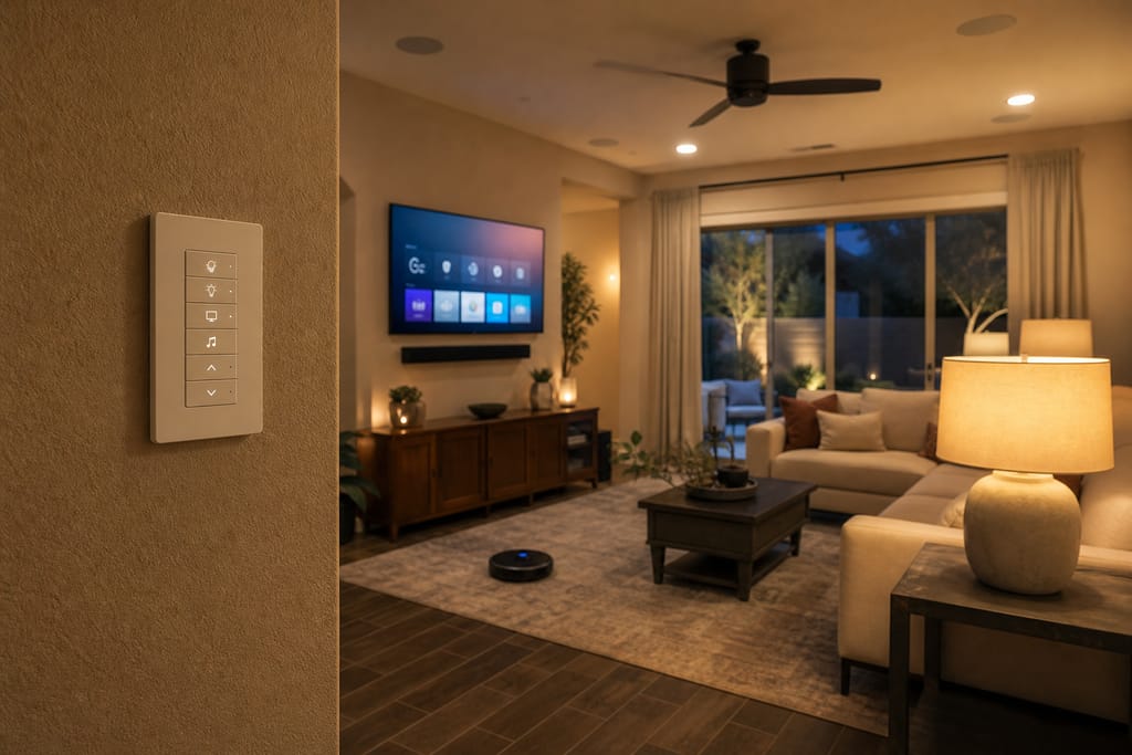 Smart lighting switches and dimmers photo