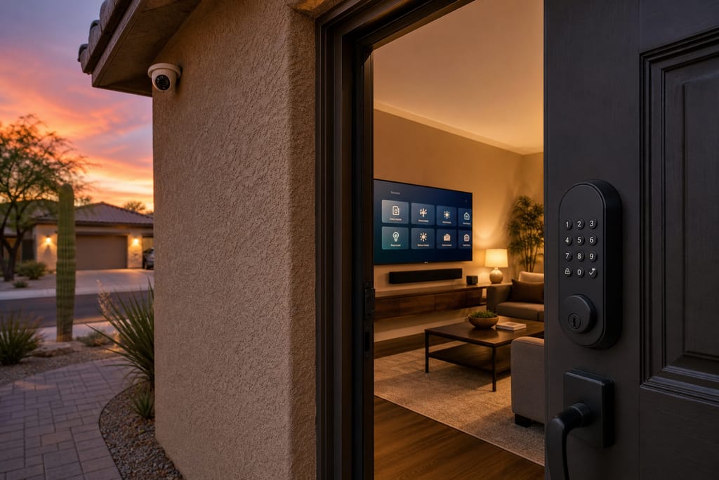Security Integration (Cameras, Locks, Sensors) photo