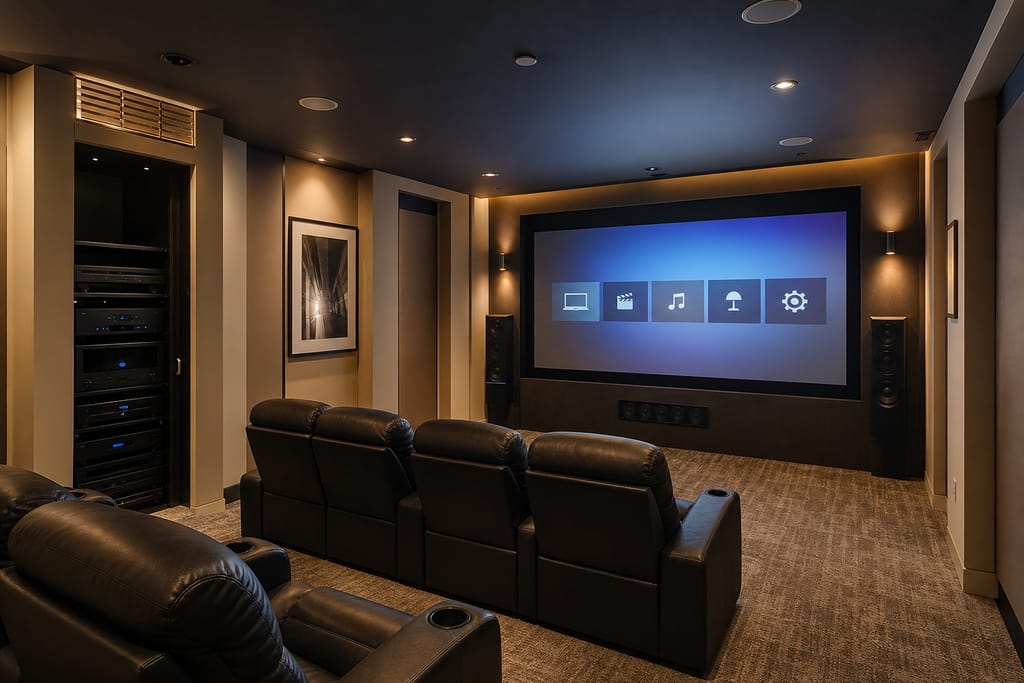 Rack-mounted AV receivers photo