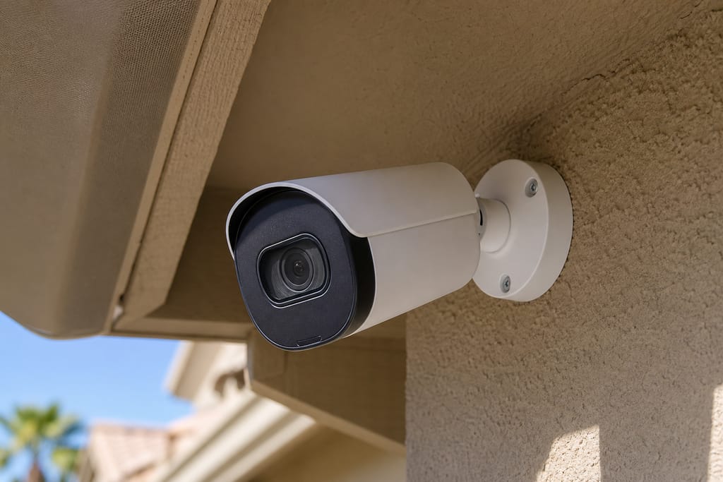 Heat-rated outdoor camera housings photo