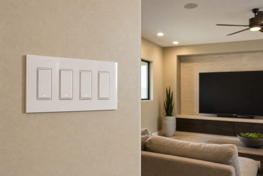 Neutral-wire smart switches photo