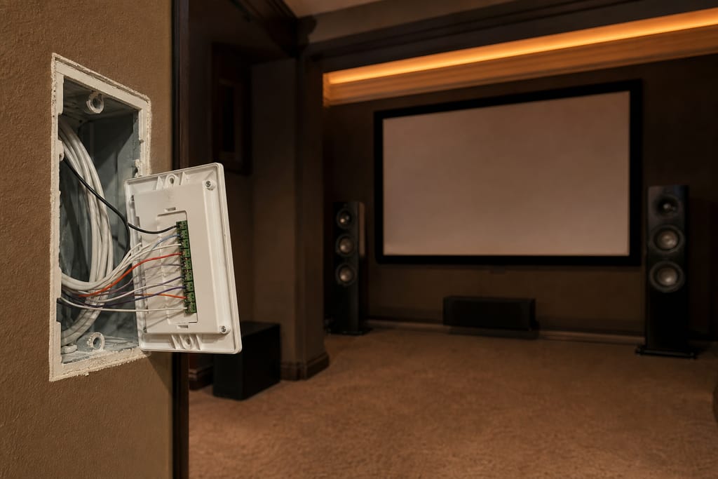 Home Theater & AV Automation process photo